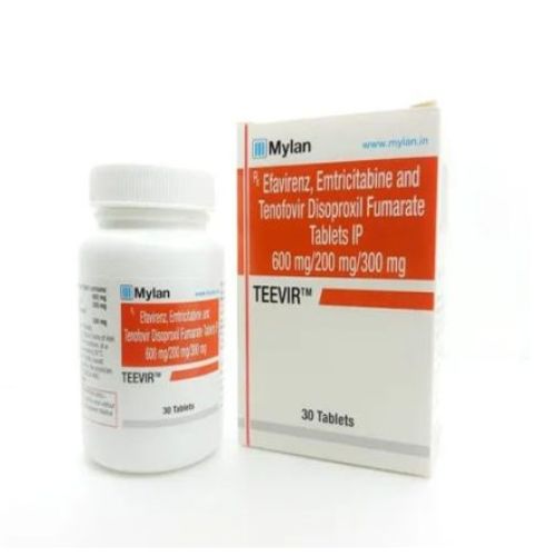 Emtricitabine (200mg) + Tenofovir Disoproxil Fumarate (300mg) + Efavirenz (600mg) (Teevir)Tablets IP