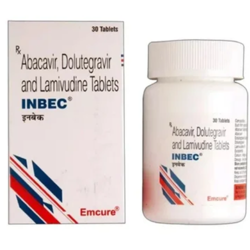 Inbec Abacavir Dolutegravir Lamivudine, 50 Mg, 30 Tablets
